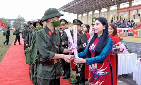 Vĩnh Phúc: Hoàn thành tốt giao nhận hơn 2.100 tân binh nhập ngũ đầu Xuân Quý Mão (2023)