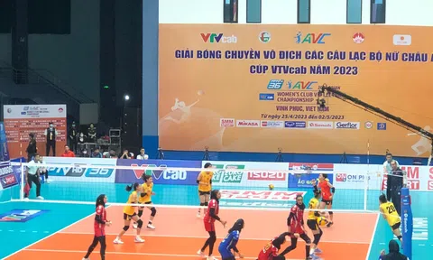 Giải bóng chuyền vô địch CLB nữ Châu Á: Trận ra quân, tuyển nữ Việt Nam thắng kịch tính Iran