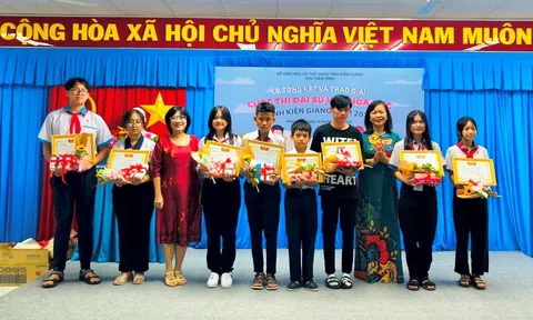 Kiên Giang trao giải cuộc thi Đại sứ Văn hóa đọc lần thứ V năm 2023