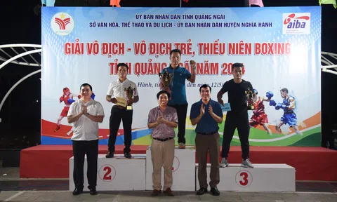 Giải Vô địch, Vô địch Trẻ - Thiếu niên Boxing tỉnh Quảng Ngãi năm 2024