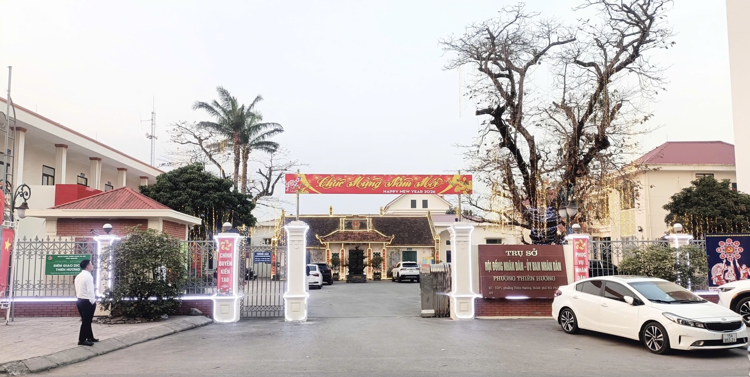 Trụ sở HĐND - UBND phường Thiên Hương ( Ảnh: Yên Bình )