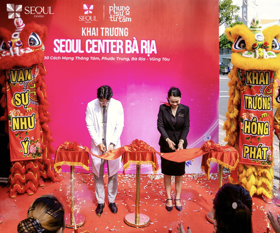 Lễ cắt băng khánh thành khai trương linh đình Seoul Center chi nhánh Bà Rịa ngày 20/09/2023 vừa qua