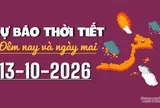 Ngày 13/10: Nắng hanh khô khắp miền Bắc, Nam Bộ mưa bất chợt Bảo Anh