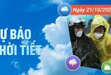 Ngày 21/10: Miền Bắc đón không khí lạnh, mưa rào rải rác