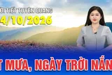 Ngày 24/10: Cả nước có nắng, miền Bắc nhiều nơi trên 34 độ C