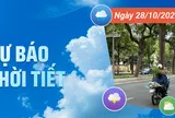 Ngày  28/10: Miền Bắc mưa vài nơi, Trung Bộ mưa lớn