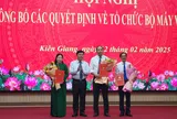 Kiên Giang: Công bố quyết định tinh gọn tổ chức bộ máy hiệu lực, hiệu quả