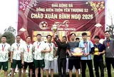 Giải bóng đá Xuân Bính Ngọ 2026: Nét đẹp văn hóa ở Yên Thượng