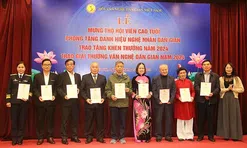 Vinh danh Nghệ nhân dân gian và trao Giải thưởng Văn nghệ dân gian Việt Nam 2024