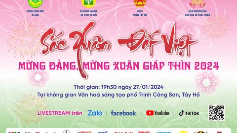 Album "Sắc Xuân Đất Việt 2024 của NSƯT Hương Giang"