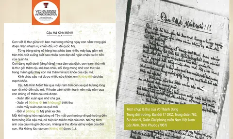 Một lá thư viết đã gần 60 năm, nhưng người nhận vẫn chưa được đọc!