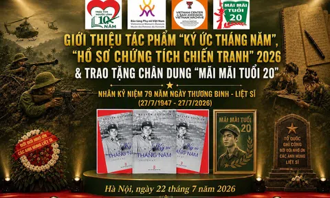 "Trái tim người lính" chuẩn bị tổ chức sự kiện tháng Bảy: Giới thiệu kết quả bước đầu của Dự án TTU-VWAI, tự truyện "Ký ức tháng Năm" và trao tặng chân dung "Mãi mãi tuổi 20"