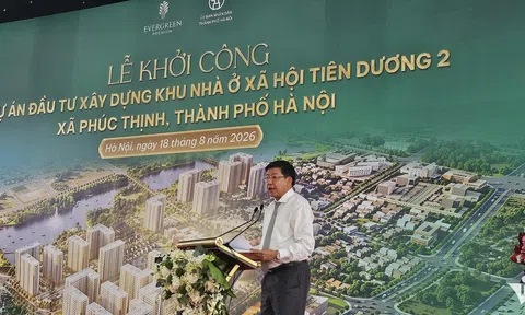 Hà Nội: Khởi công Dự án Đầu tư xây dựng Khu nhà ở xã hội Tiên Dương 2 - xã Phúc Thịnh (EVREGREEN PREMIUM)