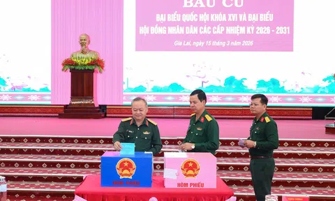 Quân đoàn 34, Binh đoàn 15: Tham gia bầu cử nghiêm túc, đúng luật, an toàn và dân chủ