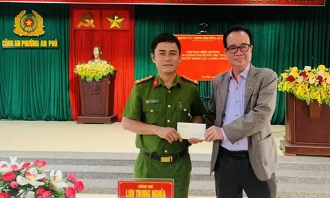Gia Lai: Khen thưởng Đại uý Nguyễn Hữu Đạo, Công an phường An Phú dũng cảm cứu người