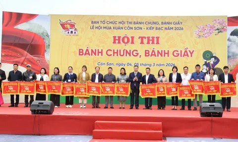 Hải Phòng: Hội thi bánh chưng, bánh giầy thu hút 16 đội tham gia tại Lễ hội mùa Xuân Côn Sơn – Kiếp Bạc 2026
