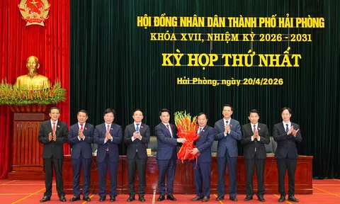 Hải Phòng có tân Chủ tịch HĐND thành phố khoá XVII