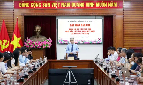 Bộ Văn hóa – Thể thao và Du lịch gặp mặt báo chí nhân kỷ niệm 101 năm Ngày Báo chí Cách mạng Việt Nam