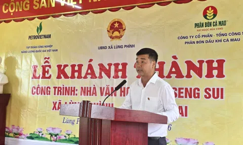 Phân bón Cà Mau xây dựng Nhà văn hóa thôn Seng Sui, xã Lùng Phình (Lào Cai)