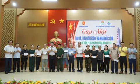 Phân bón Cà Mau tặng 600 triệu đồng tri ân gia đình chính sách nhân kỷ niệm 79 năm Ngày Thương binh - Liệt sĩ,