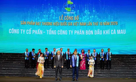Phân Bón Cà Mau: 15 năm một hành trình - tự hào 7 lần liên tiếp đạt Thương hiệu Quốc gia