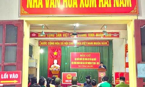 Nghệ An: Gần 100% cử tri tham gia bầu cử