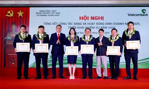 Vietcombank Quảng Ngãi:  Tối ưu hóa chất lượng tín dụng, quyết tâm hoàn thành xuất sắc mọi chỉ tiêu, nhiệm vụ trọng tâm trong năm 2026