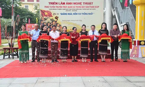 Quảng Ngãi: Triển lãm ảnh nghệ thuật, pano tuyên truyền trực quan và trưng bày sản phẩm OCOP