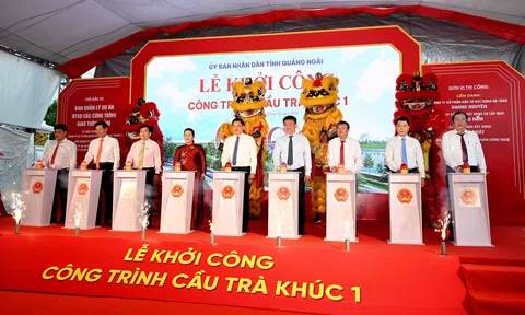 Quảng Ngãi: Thông tin tiếp về khởi công công trình Cầu Trà Khúc 1