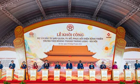 Tổng Bí thư, Chủ tịch nước Tô Lâm dự Lễ khởi công Dự án đầu tư bảo quản, tu bổ, phục hồi Điện Kính Thiên