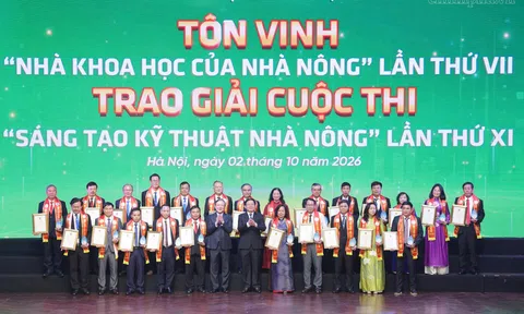 Tôn vinh 42 nhà khoa học của nhà nông, trao 24 giải nông dân sáng tạo