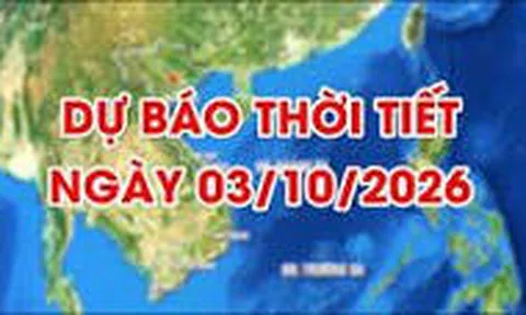 Ngày 3/10: Miền Bắc nắng nóng, oi bức trước khi đón không khí lạnh