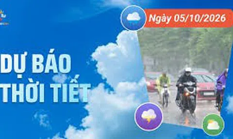 Ngày 5/10: Hà Nội chuyển lạnh, nhiều nơi mưa giông