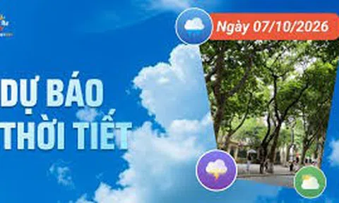 Ngày 7/10: Trung Bộ mưa rất lớn, Bắc Bộ nắng ráo