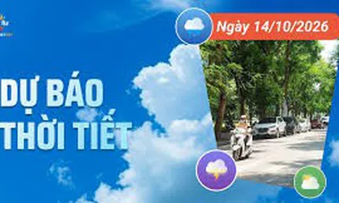 Ngày 14/10: Miền Bắc tiếp diễn nắng hanh, Trung Bộ mưa lớn