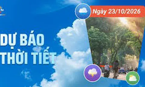 Ngày 23/10: Miền Bắc nắng 35 độ, biển động mạnh do siêu bão Champi