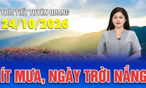Ngày 24/10: Cả nước có nắng, miền Bắc nhiều nơi trên 34 độ C
