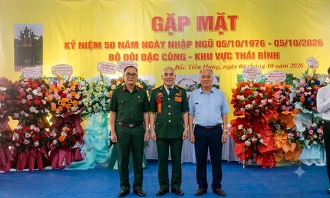 Kỷ niệm 50 năm Ngày nhập ngũ hội đồng ngũ đặc công Thái Bình cũ