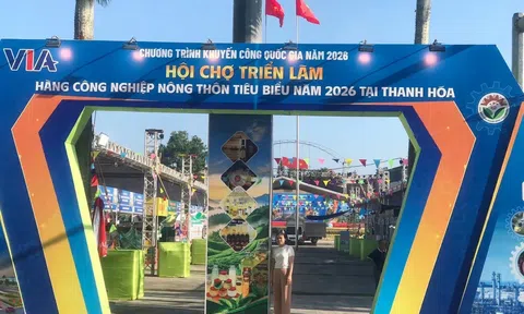 Thanh Hoá: Hội chợ triển lãm hàng công nghiệp nông thôn tiêu biểu năm 2026