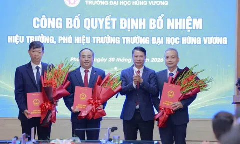 Trường Đại học Hùng Vương công bố Quyết định bổ nhiệm Hiệu trưởng, Phó Hiệu trưởng