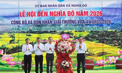 Lào Cai: Đánh thức ký ức văn hóa trong không gian Lễ hội truyền thống đền Nghĩa Đô