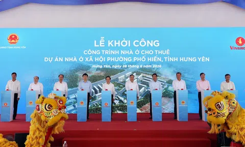 Phó Thủ tướng Thường trực Phạm Gia Túc dự khởi công 2 dự án nhà ở xã hội quy mô 7.840 căn hộ tại tỉnh Hưng Yên