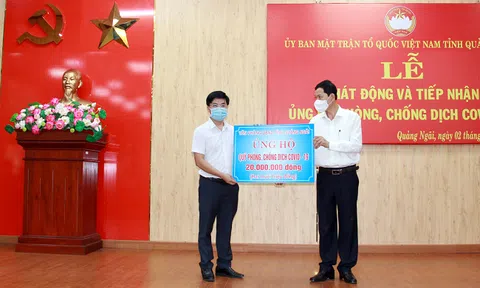 Quảng Ngãi: Phát động và tiếp nhận gần 32 tỷ đồng ủng hộ phòng, chống dịch covid-19