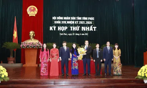 Vĩnh Phúc: Chủ tịch HĐND, UBND tái đắc cử khóa XVII  nhiệm kỳ 2021 - 2026