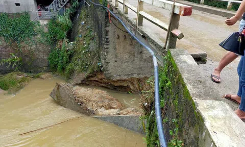 Hà Giang: Cấm tất cả phương tiện trên 2,5 tấn qua cầu Nậm Dịch (Hoàng Su Phì)