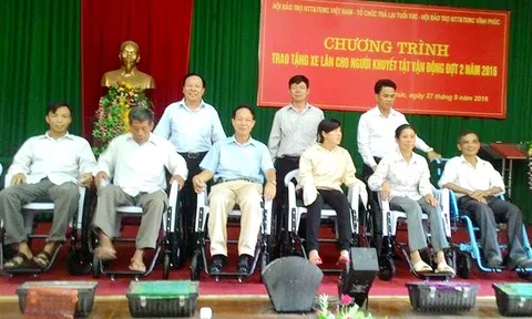 Vĩnh Phúc: Tam Dương chăm sóc sức khỏe người khuyết tật
