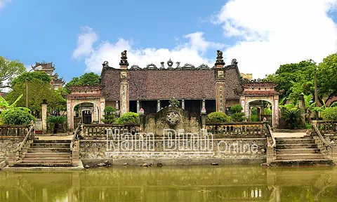 Nam Định: Bảo tồn, phát huy giá trị văn hóa tín ngưỡng thờ Đức Thánh Triệu Việt Vương