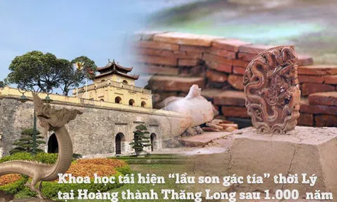 “Lầu son gác tía” Hoàng thành Thăng Long 1000 năm trước qua hình ảnh 3D