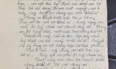 Những lá thư viết tay...