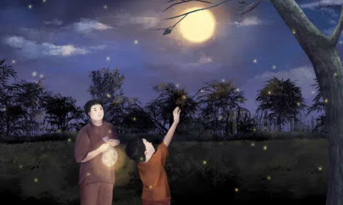 Bình yên một ánh trăng quê